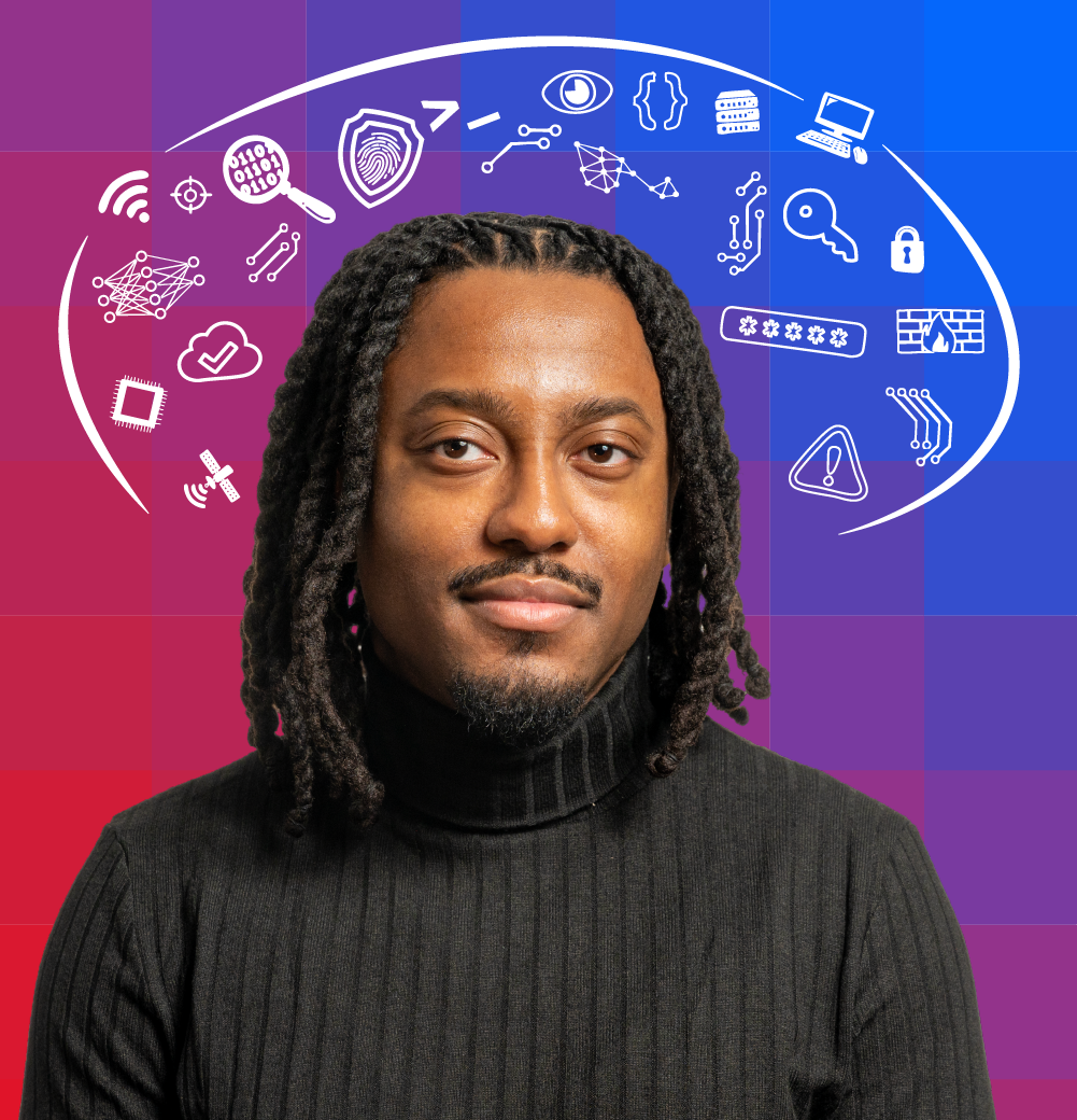 Cedric looking up and to the right